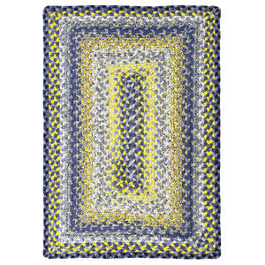 Sunflowers Cotton Braided Rug - Rectangular