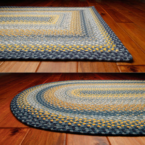 Sunflowers Cotton Braided Rug