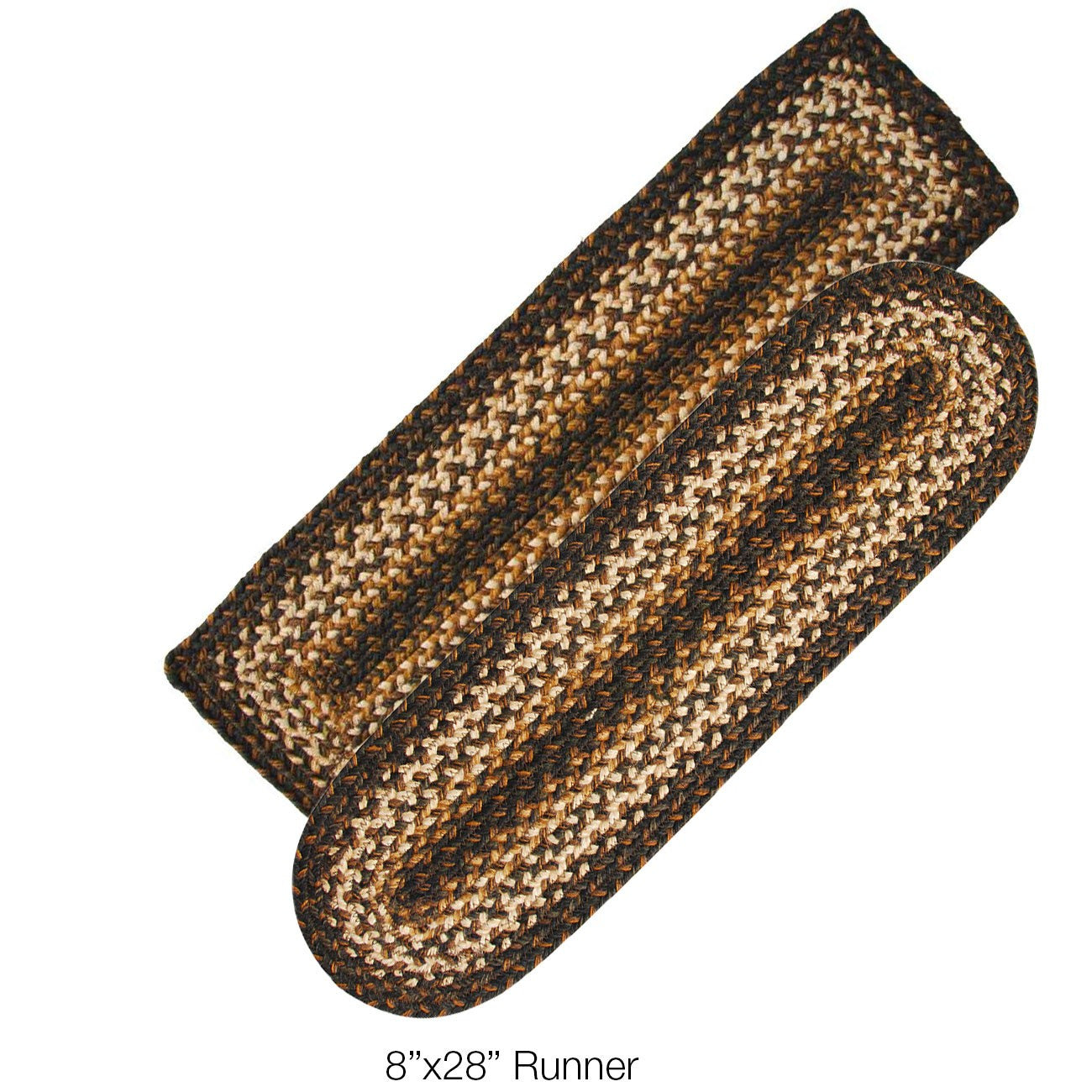 Kilimanjaro Jute Braided Stair Treads or Table Runner DL Country Barn